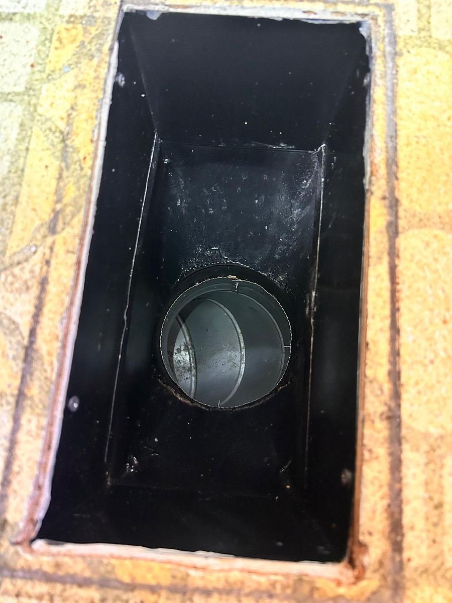 Clean floor vent boot after air duct cleaning